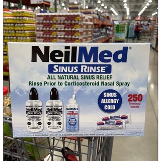 BỘ #XỊT #RỬA #MŨI# NEILMED SINUS RINSE 250 gói muối nhập usa 🇺🇸
