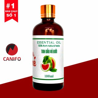 Tinh dầu bưởi CANIFO 100ml - Tinh dầu vỏ bưởi mọc tóc, khử mùi dùng cho máy xông tinh dầu, lọ treo 10ml