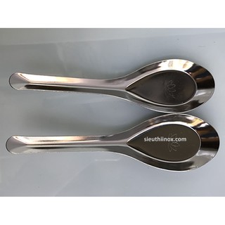 Thìa phở inox cán dài loại dày