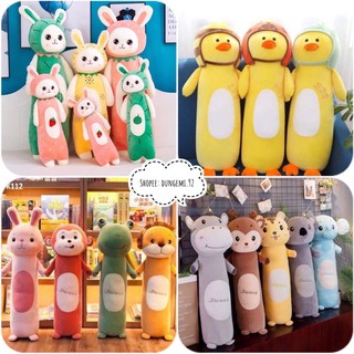 GỐI ÔM THÚ BÔNG CUTE  1M1 - 90CM - 70CM - 50CM