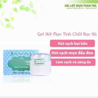 Gel Hút Mụn Bạc Hà,lột mụn cám, mụn đầu đen, da chết, lông tơ