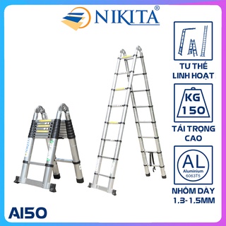 Thang rút đôi chữ A, NIKITA  AI50, Chiều cao tối đa 5m