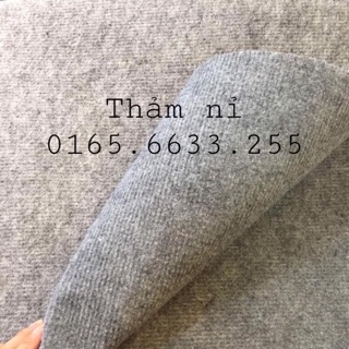 Thảm nỉ xám - trải sàn - chụp ảnh
