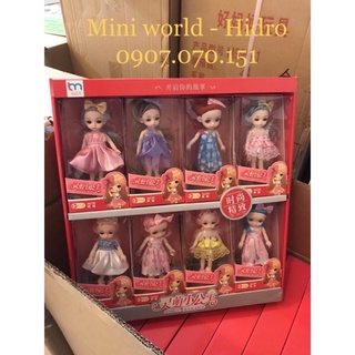 Xả lỗ Combo 6 hộp búp bê Baboliy bjd 16cm khớp full
