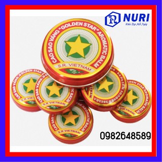[Mã SKAMLTSM9 giảm 10% đơn 99K] Set 10 Hộp Cao Sao Vàng 3gr (Dầu Cù Là) Chính Hãng TW3