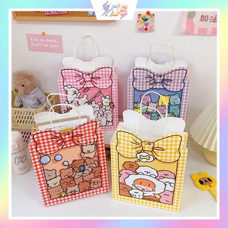 Túi giấy kraft đựng tiện ích xinh xắn