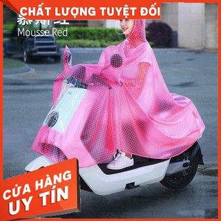 [XẢ KHO+FREE SHIP] ÁO MƯA CHẤM BI CÁNH DƠI XUẤT HÀN