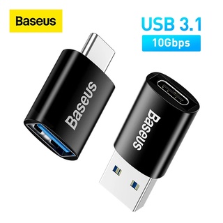 Đầu chuyển đổi BASEUS USB 3.1 Type C sang USB cao cấp thích hợp cho Macbook pro Air Samsung S10 -HSHOP365