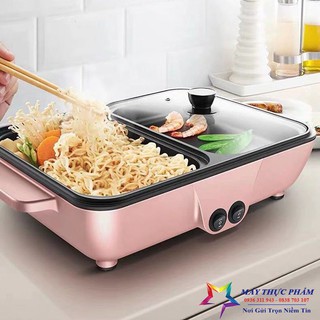 Bếp nướng lẩu 2 in 1 Mini Hàn Quốc