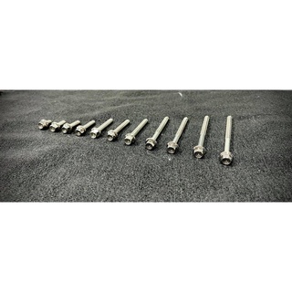 Ốc inox salaya 6li1 đến 6li6 đầu trụ Thái gắn xe máy
