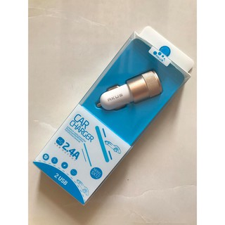 Sạc Xe Hơi 2 Cổng USB Vỏ Nhôm AKUS SX12 CHÍNH HÃNG