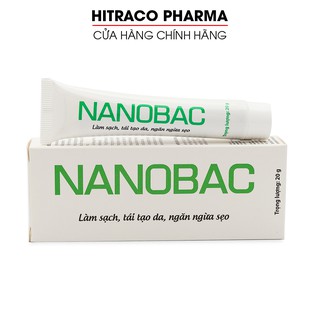 Kem bôi da NANOBAC giảm mụn thâm, làm mờ sẹo sau thủy đậu, sởi, zona - Tuýp 20g [NANOBAC]