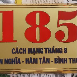 Bảng số nhà inox cao cấp. Kích thước 20x30cm . Chữ ăn mòn sơn tĩnh điện. Độ bền 10 năm.