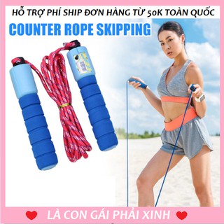 Dây Nhảy Thể Dục Có Bộ Đếm Số Vòng Nhảy