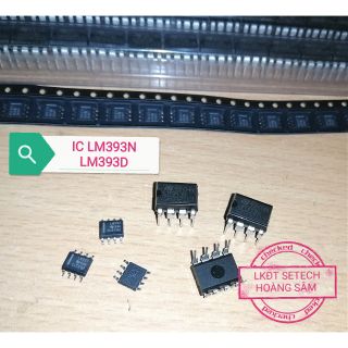 LM393 IC tương tự so sánh chân cắm, chân dán
