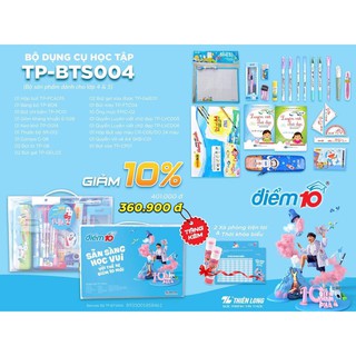 [Combo] Bộ Dụng Cụ Học Tập TP-BTS004 - Bộ Sản Phẩm Dành Riêng Cho Học Sinh Lớp 4 &amp; 5