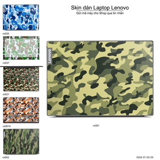 Skin dán Laptop Lenovo in hình rằn ri (inbox mã máy cho Shop)