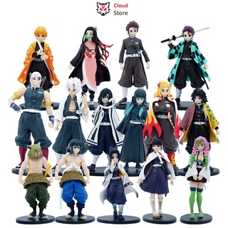 Mô hình Kimetsu No Yaiba Demon Slayer cao, thanh gươm diệt quỷ figure anime, mô hình tanjiro, zenitsu, nezuko, rengoku