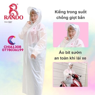 ÁO MƯA DÂY KÉO TRONG CHỐNG GIỌT BẮN RANDO CAO CẤP ( sỉ ib)