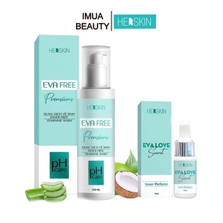 Dung Dịch Vệ Sinh Phụ Nữ Herskin Eva Free 150ml Tặng Nước Hoa Vùng Kín 10ml