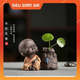 KHUYẾN MÃI LỚN Tượng Chú Tiểu Bên Túi