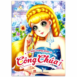 Sách - Tô Màu Trang Phục Công Chúa (Dành cho trẻ em từ 5-15 tuổi) - lẻ tùy chọn