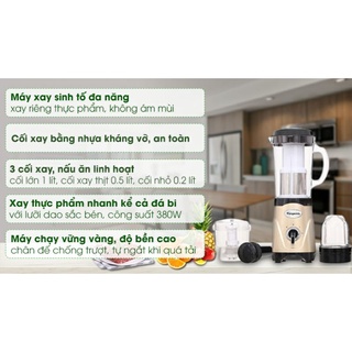 [Mã ELHA22 giảm 6% đơn 300K] Máy xay sinh tố,máy xay đa năng Kangaroo KG3B6M