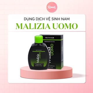 Dung dịch vệ sinh nam Malizia UOMO hương cỏ thơm Vetyver ngăn mùi 200ml | Rendi Store