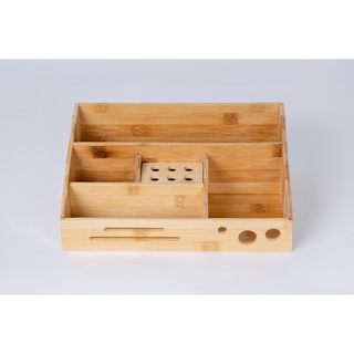 Kệ Khay Đựng Mỹ Phẩm Làm Bằng Gỗ Tre Sang Trọng, Cao Cấp- SNF Bamboo and craft