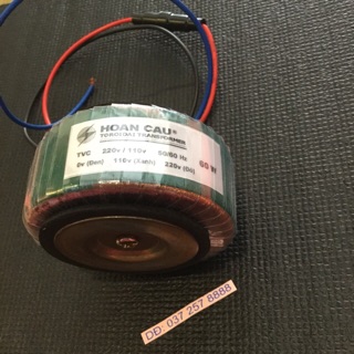 Biến áp xuyến 220 v ra 110 v /60 W