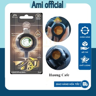 Tinh dầu nước hoa ô tô Unilife, nước hoa xe hơi hương Cà Phê tỉnh táo, khử mùi, lái xe luôn tỉnh táo, dung tích 5ml