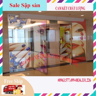 TRANH NAIL ẢNH DÁN CỬA KÍNH TRANG TRÍ TIỆM NAIL MI SIÊU ĐẸP BỀN GIÁ RẺ
