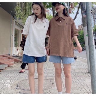 Áo Polo Thun Trơn Thêu Ngựa Chất Thun Khô Ah0168