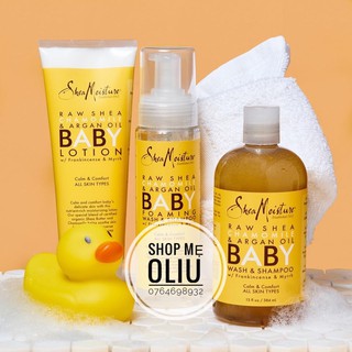 Sữa tắm gội toàn thân Organic Shea Moisture baby 384ml