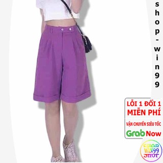[ Giá Sập Sàn ] Quần Ống Rộng Lửng tuyết mưa siêu hot hit kiểu short nữ lưng cao