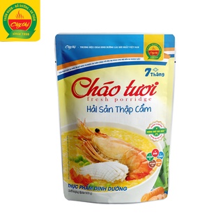 Cháo Tươi Hải Sản Thập Cẩm Cây Thị Mở Gói Ăn Ngay 260G
