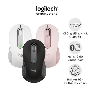 Chuột không dây bluetooth Logitech Signature M650 - giảm ồn, nút có thể tùy chỉnh