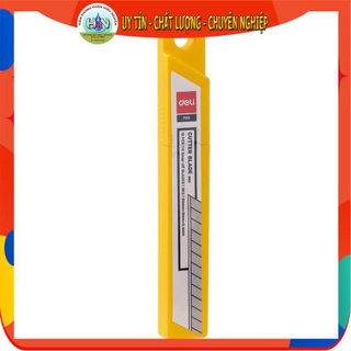 Hộp Lưỡi dao rọc giấy, dao trổ Deli, cỡ to, cỡ nhỏ - 10c/hộp