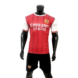 Quần áo ARSENAL 2022 màu đỏ CÓ IN tên số