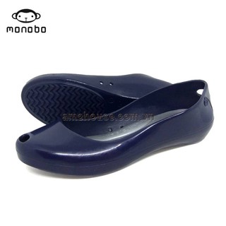 Giày nhựa nữ Thái Lan đi mưa đế bệt MONOBO - Julie - Navy