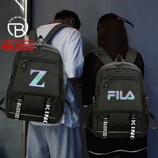 Balo Đi Học Ulzzang Thời Trang Unisex Hàn Quốc Logo Phát Sáng, Có Ngăn Chống Sốc Laptop Chống Nước Dùng Đi Chơi Du Lịch