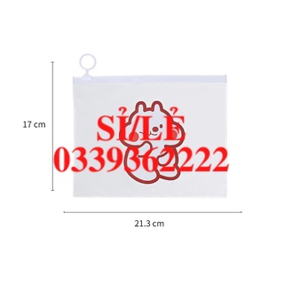 [ HAIANHSHOP ] Túi đựng bút trong suốt nhiều mẫu hoạt hình xinh Duashop >