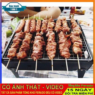 BẾP NƯỚNG THAN HOA CHỮ NHẬT CAO CẤP LOẠI TO