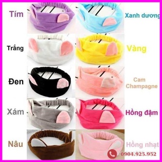 Băng Đô Tai Mèo Nhiều Màu