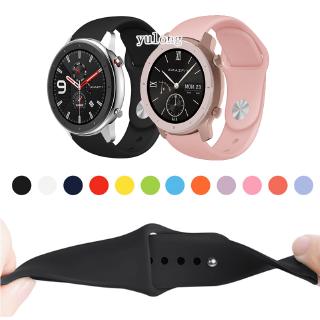 20mm 22mm Dây đeo đồng hồ bằng silicone thay thế cho Huami Amazfit GTR 2 42mm 47mm GTR2 GTR 2E GTR 3 Pro