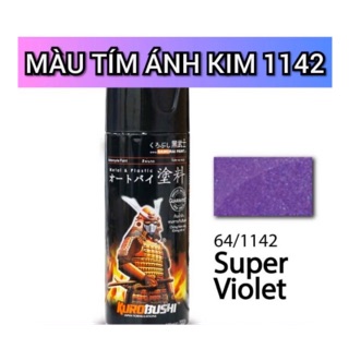 1142-sơn xịt samurai màu tím đậm