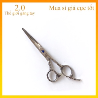 [Siêu Giá Rẻ] Kéo Cắt tóc bạc ngọc xanh Freelander(chọn quà tặng để nhận lược)