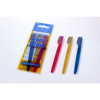 Set 3 dao cạo lông mày cán ngắn KAI<br>