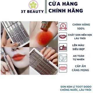 Son kem lì TOOT DODO chống nước và lâu trôi cao cấp vỏ bạc sang chảnh