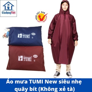 Áo mưa quây bít siêu nhẹ TUMI New Không xẻ cạnh